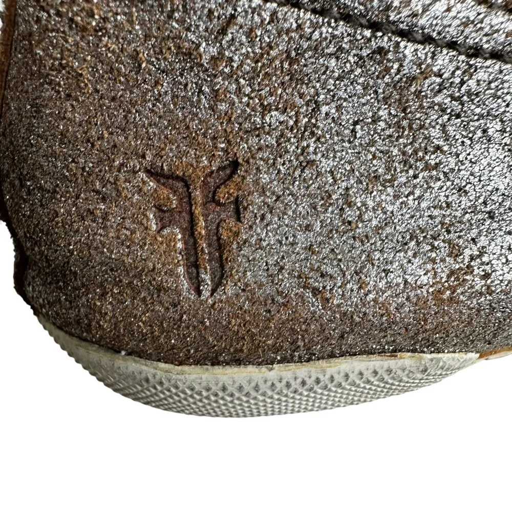 Frye Melanie Slip-On Flat Sneaker Rose Gold. Size 7.5 - Picture 3 of 8